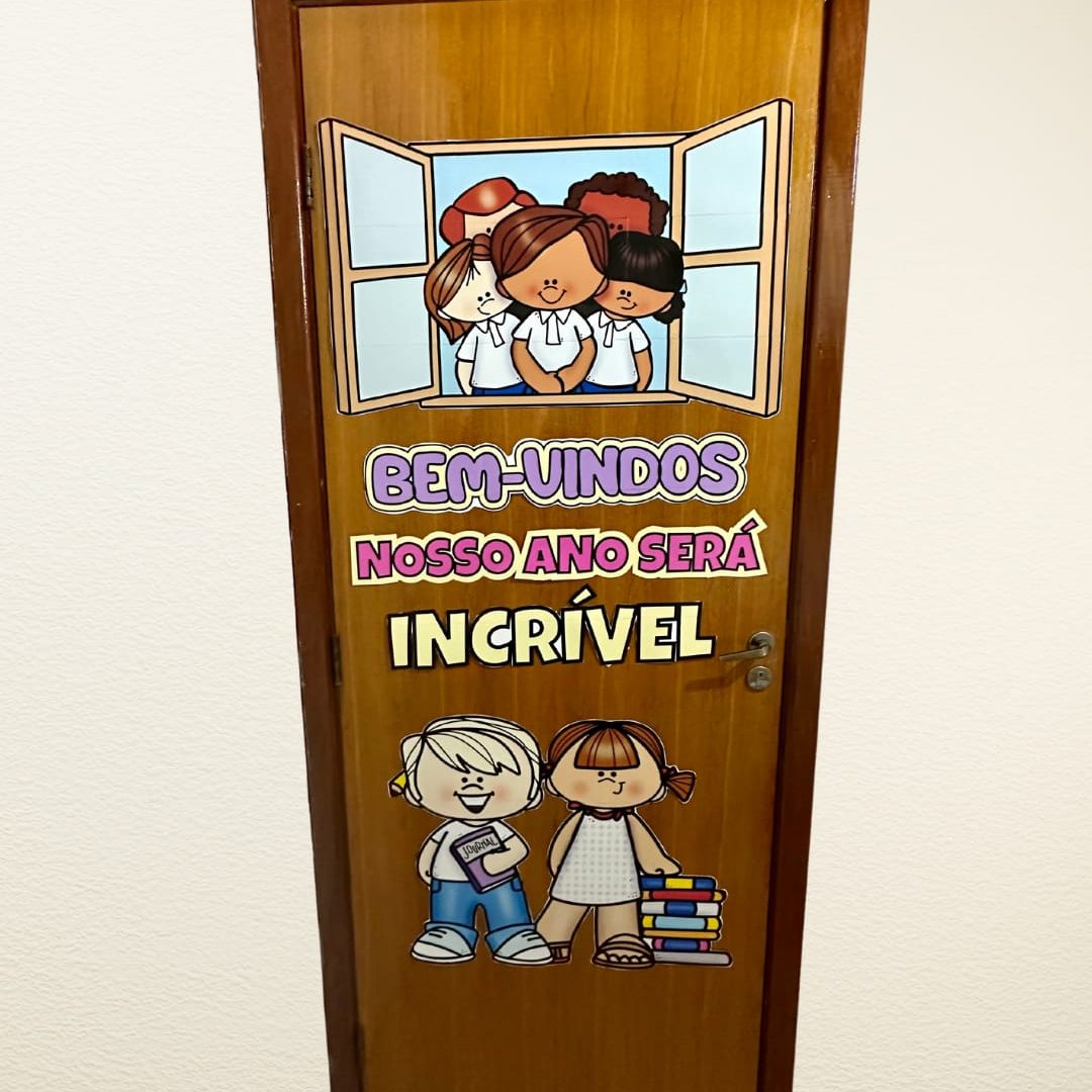 Decoração de Porta volta às aulas