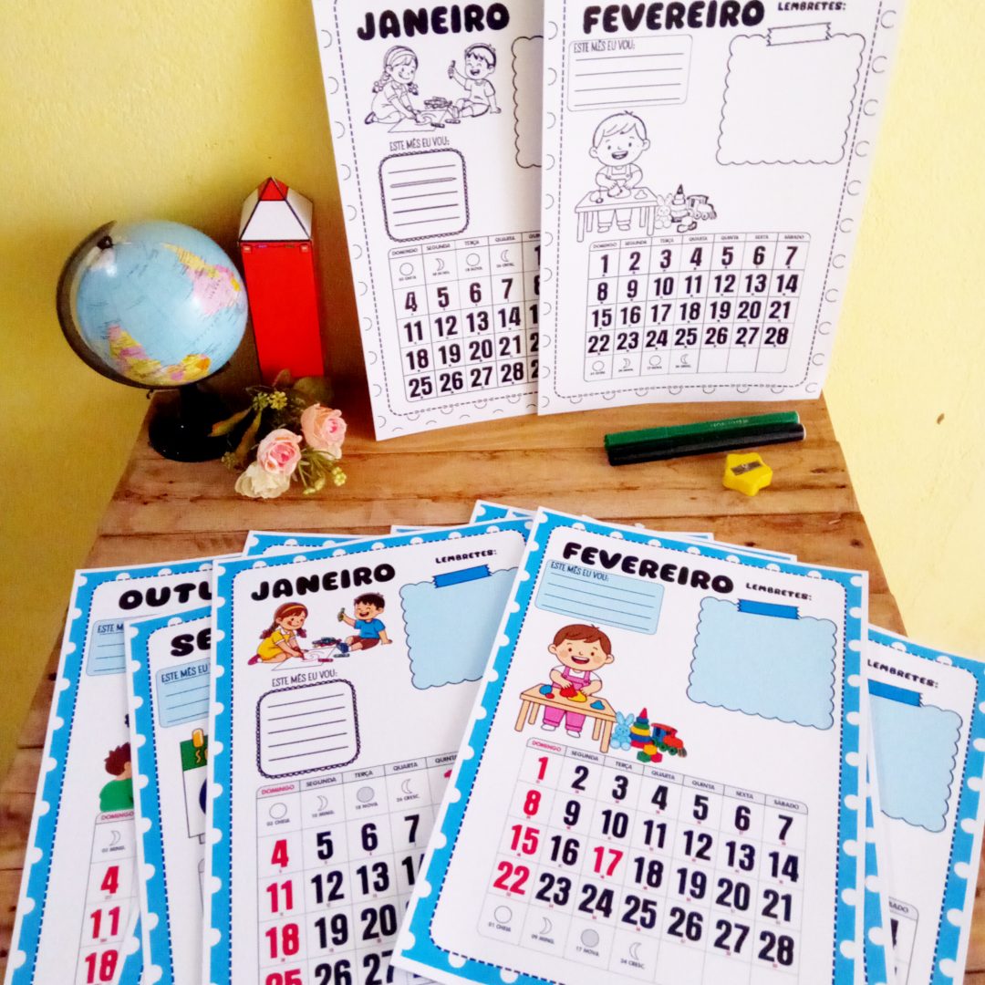 🗓️✨ KIT CALENDÁRIOS
