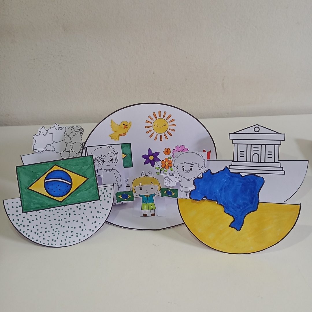 💚 KIT CENÁRIO 3D e BALANCÊ – DIA DA BANDEIRA 💛