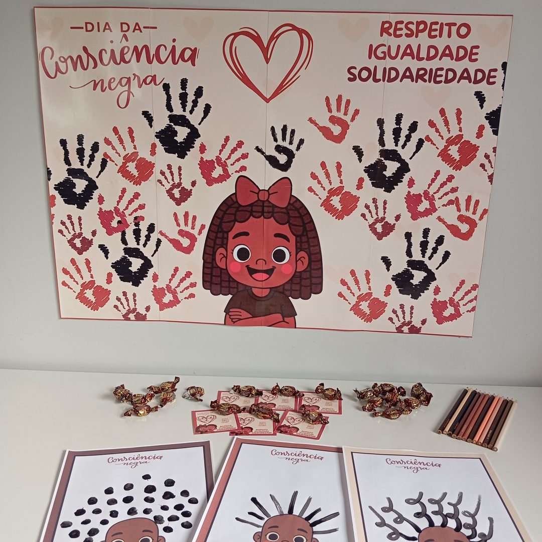 Painéis Consciência Negra Cartãozinho + Atividade Interativa