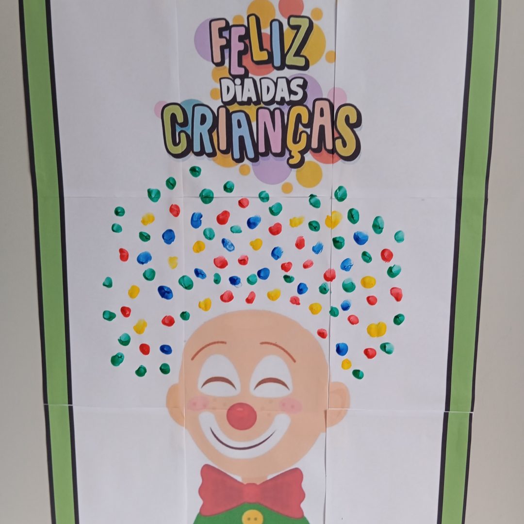 PAINEL DIA DAS CRIANÇAS PALHACINHO INTERATIVO!