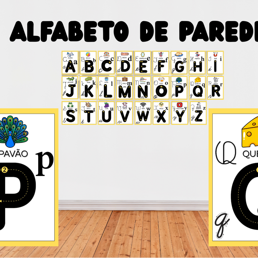 ALFABETO DE PAREDE