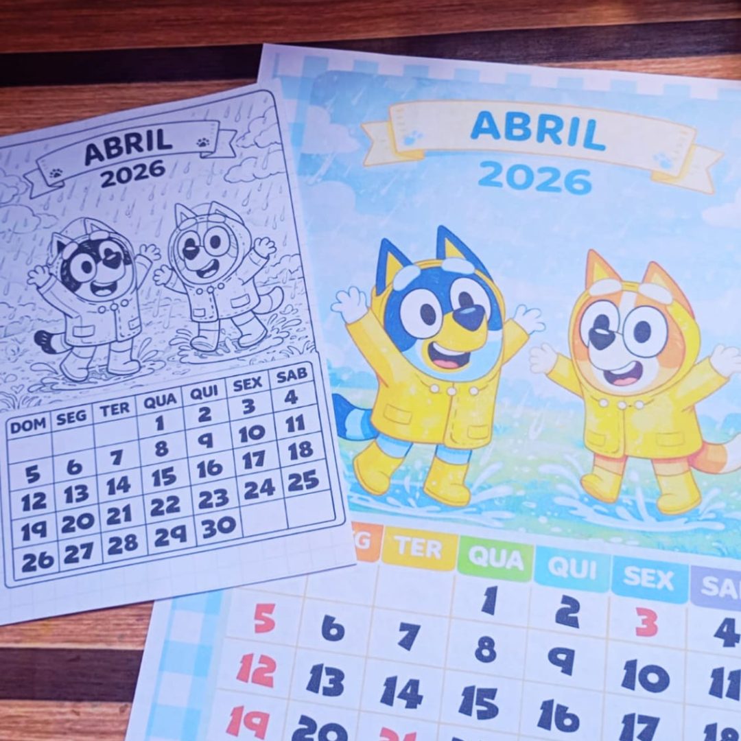 CALENDÁRIO BLUEY