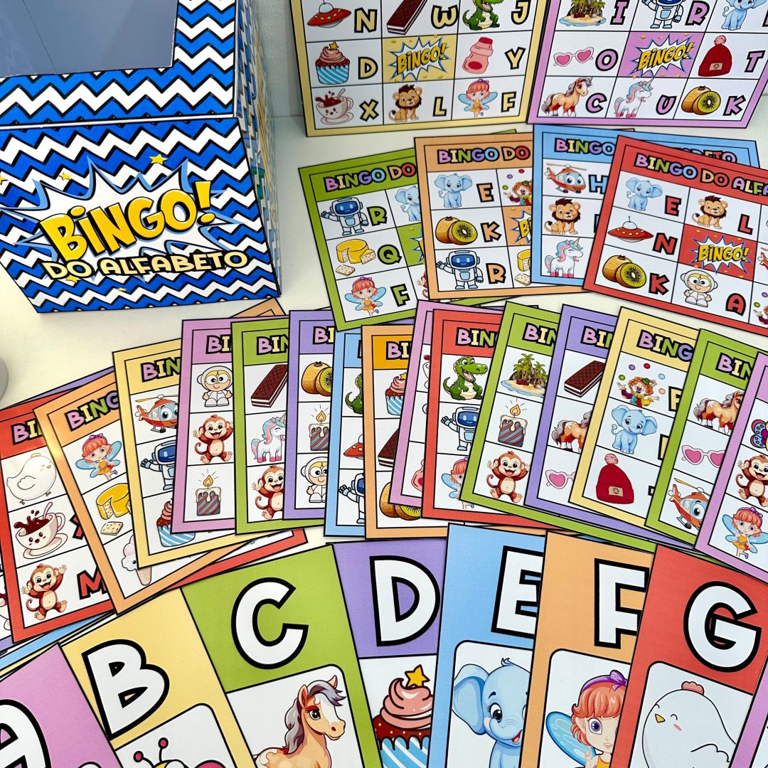 kit Bingo do Alfabeto