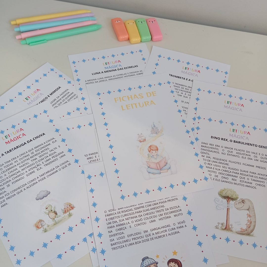 📚✨ FICHAS PARA LEITURA