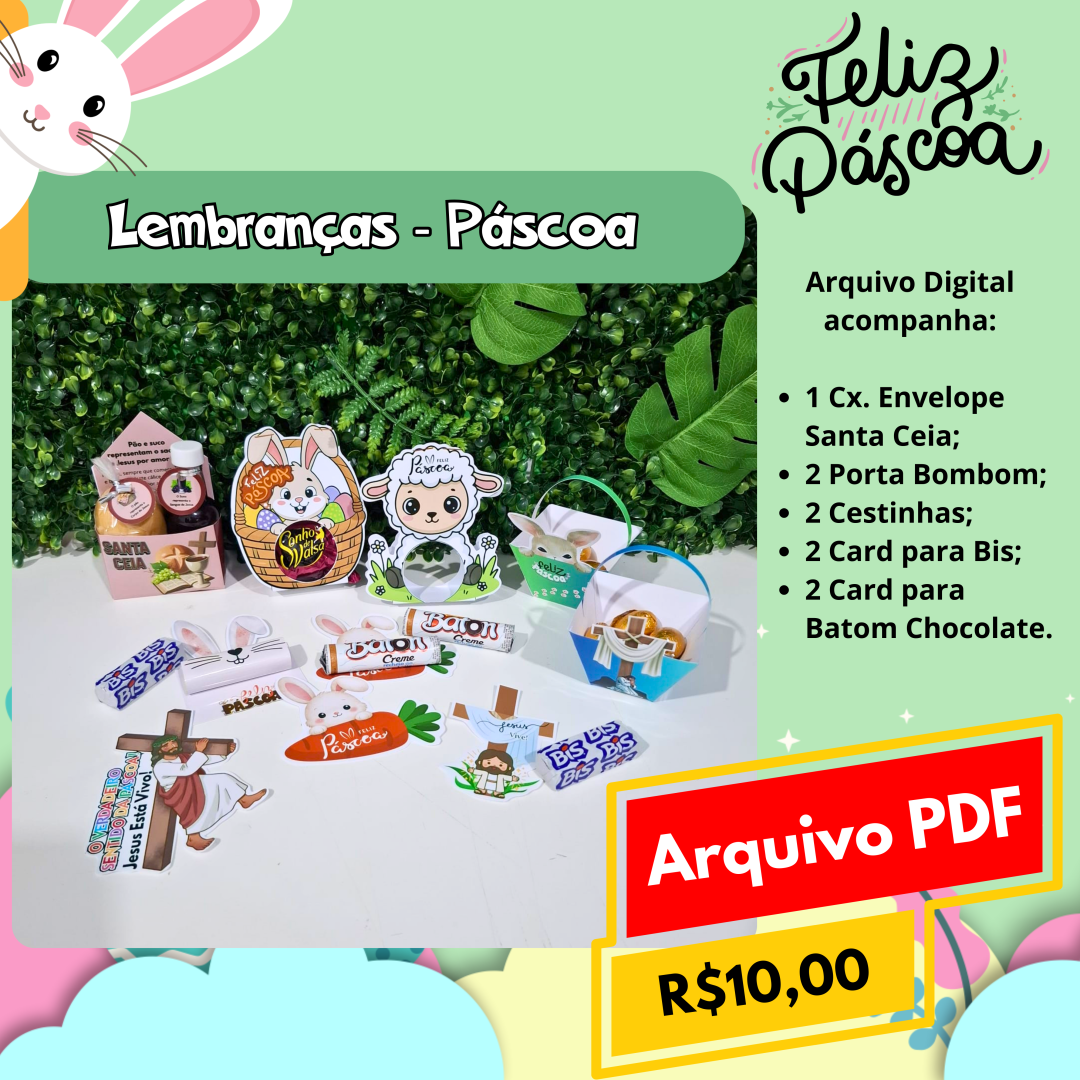 LEMBRANCINHAS -  FELIZ PASCOA