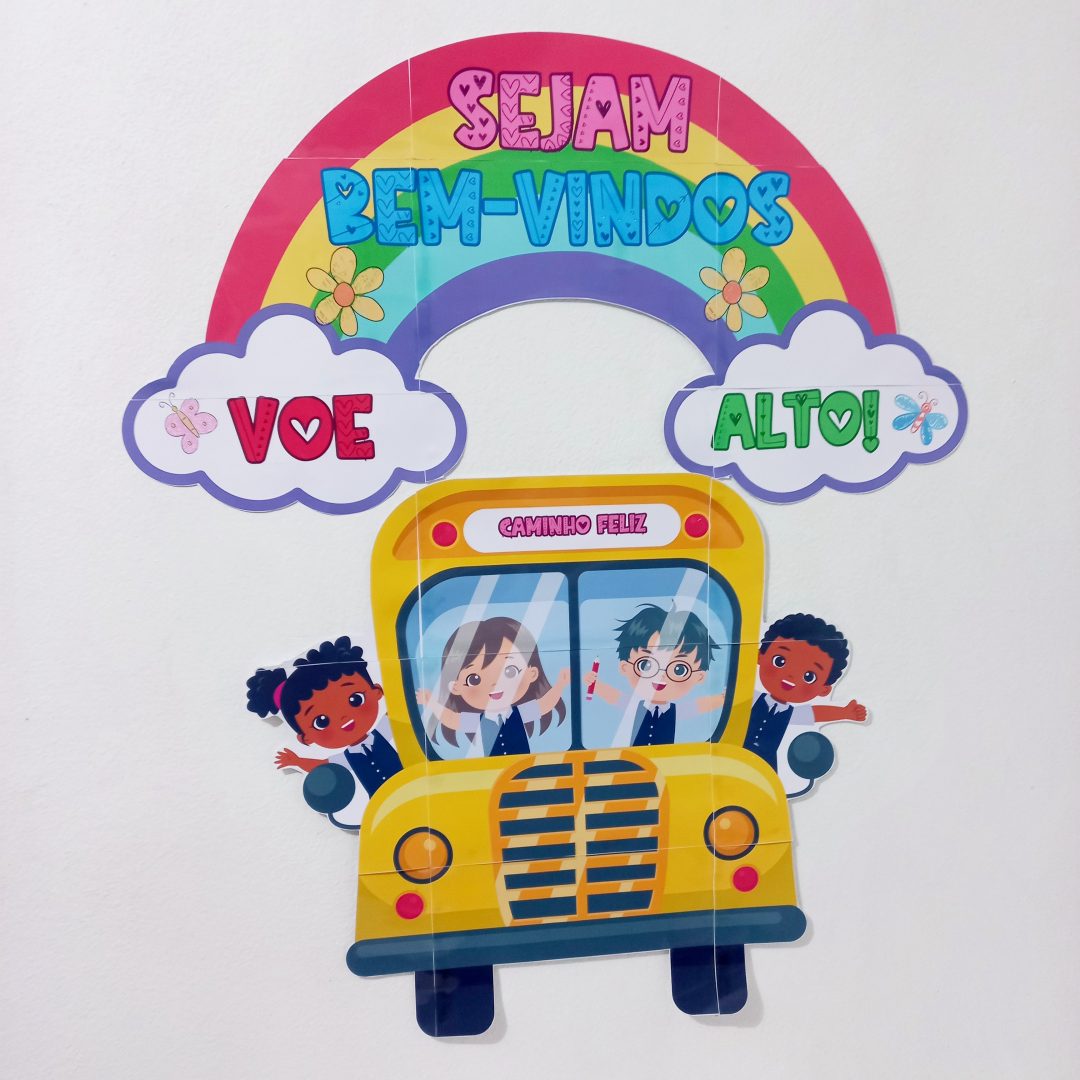 PAINEL SEJAM BEM VINDOS - VOLTA ÀS AULAS