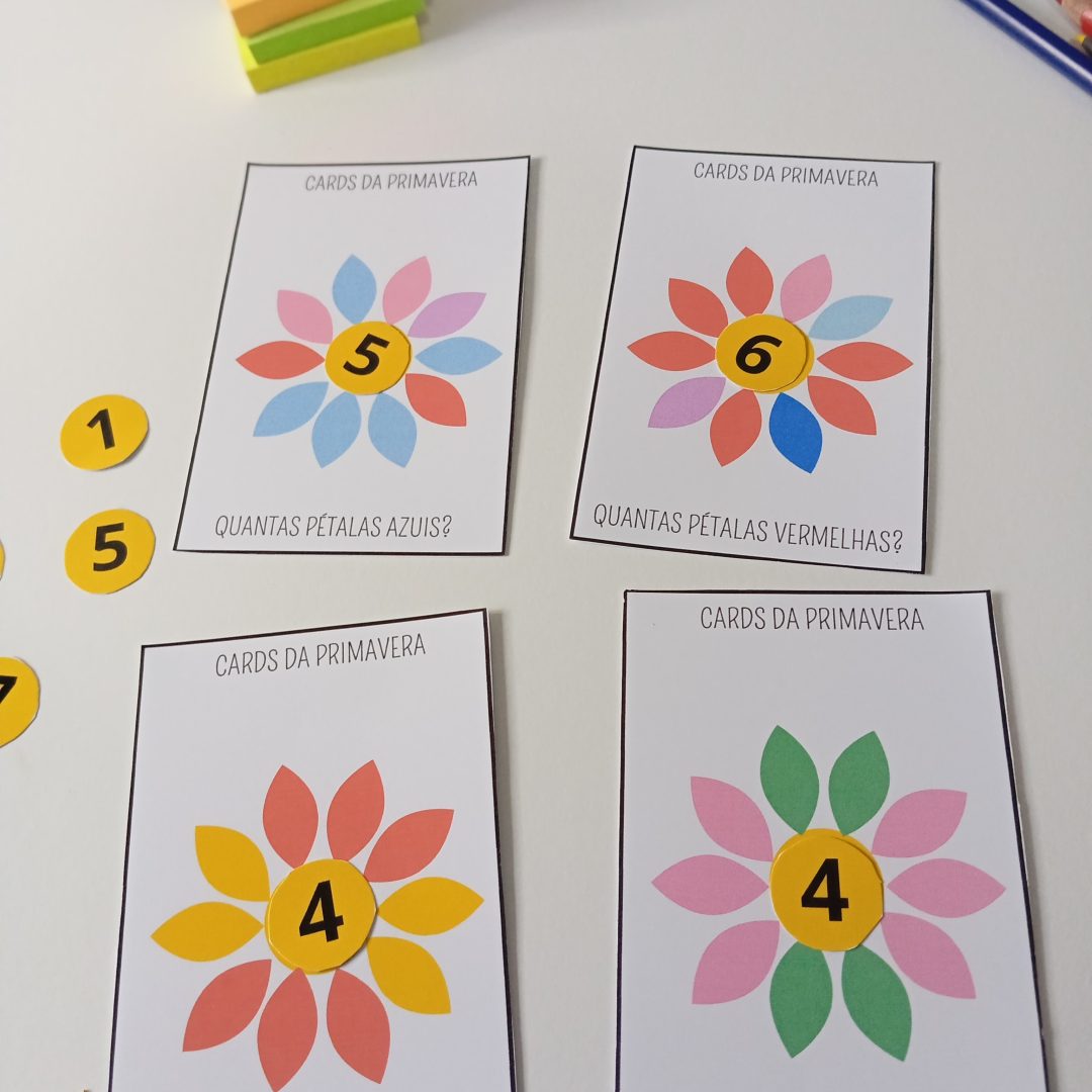 Cards da Primavera – Quantas Pétalas?