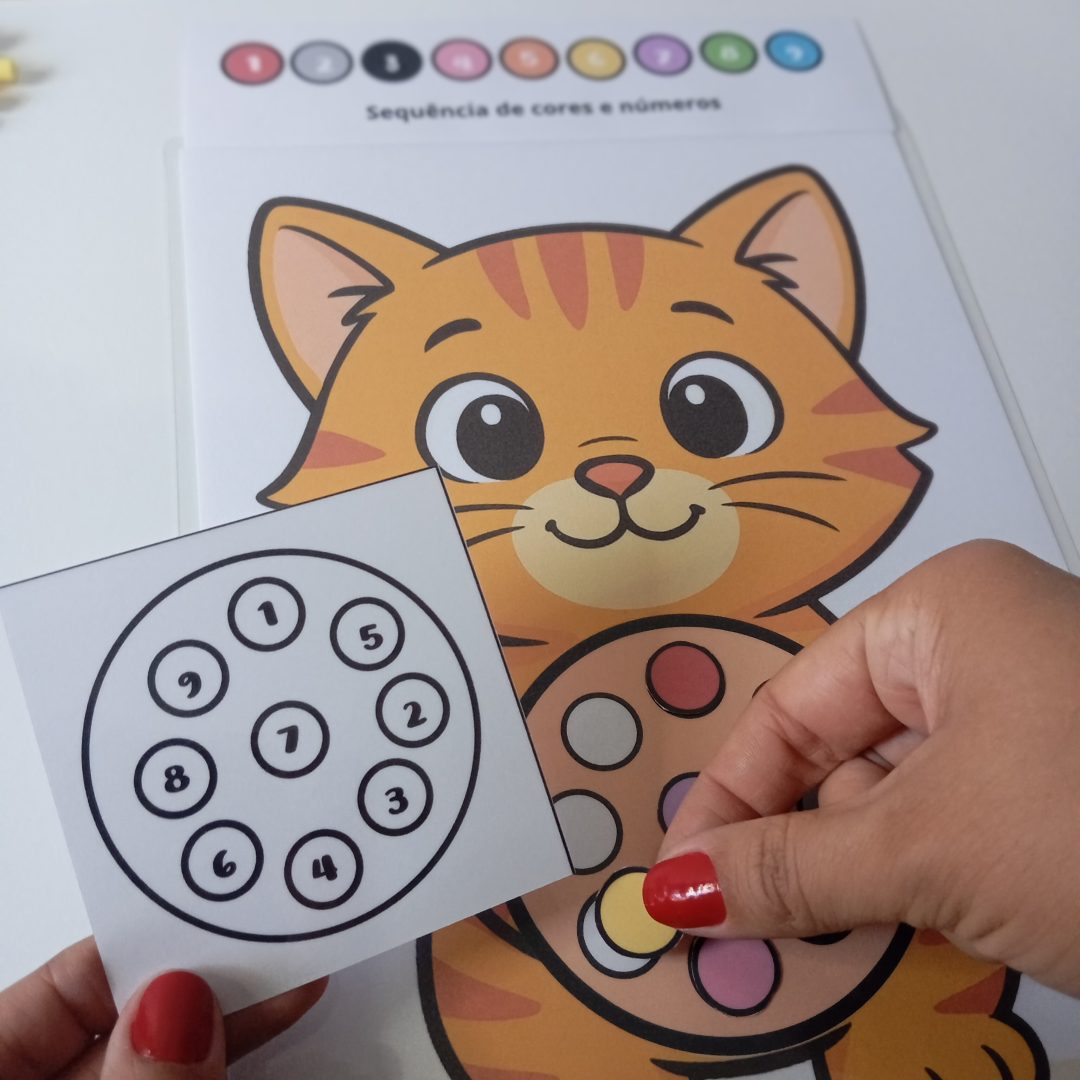 SEQUÊNCIA DE CORES E NÚMEROS