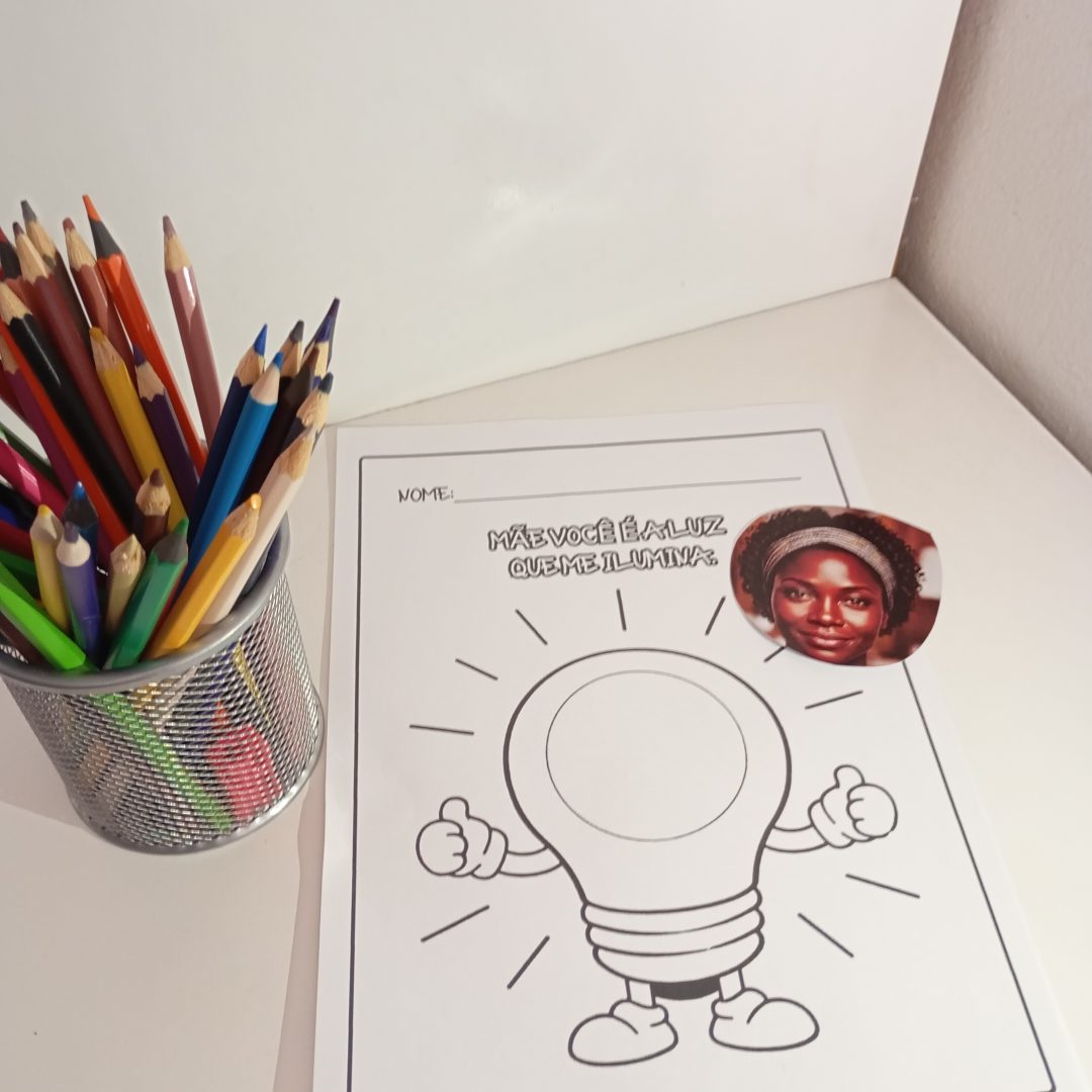 DIA DAS MÃES - ATIVIDADE LAMPADA