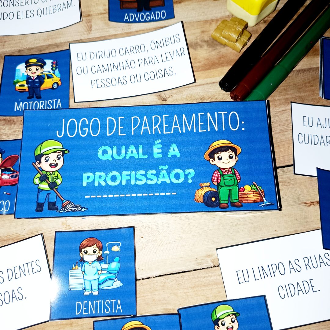 DIA DO TRABALHADOR - JOGO QUAL É SUA PROFISSÃO?