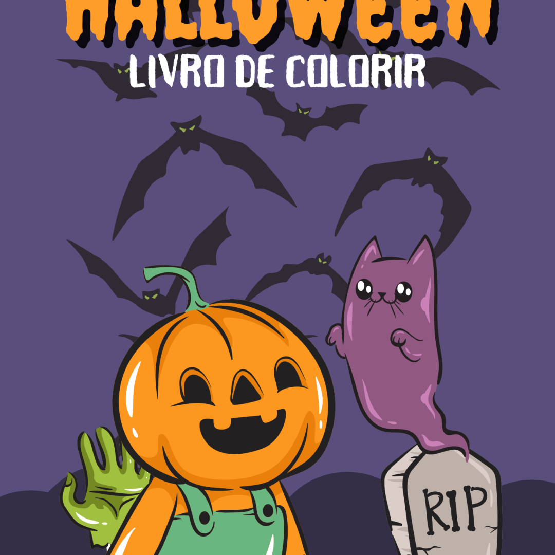 HALLOWEEN LIVRO PARA COLORIR