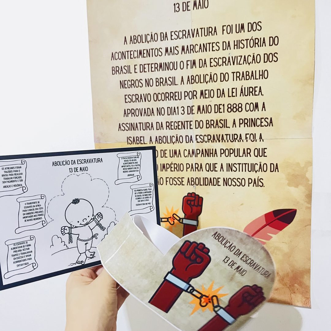 ABOLIÇÃO DA ESCRAVATURA ATIVIDADE