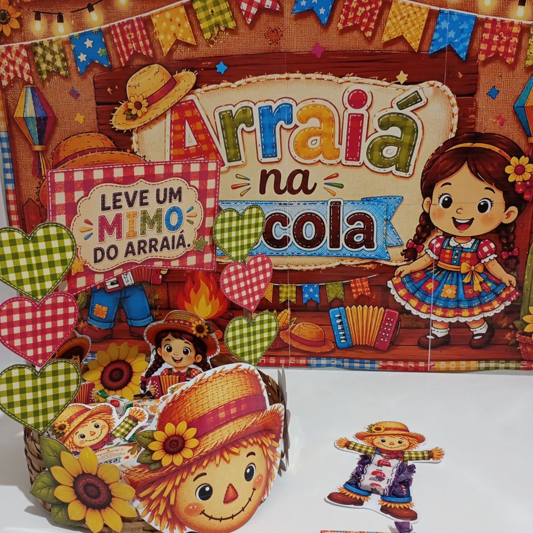 FESTA JUNINA - MIMOS E PAINEL