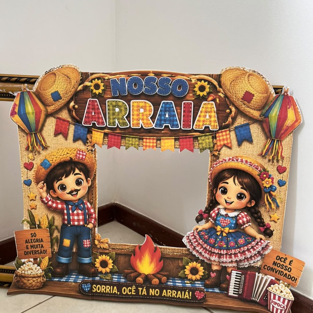 FESTA JUNINA - MOLDURA PARA FOTO