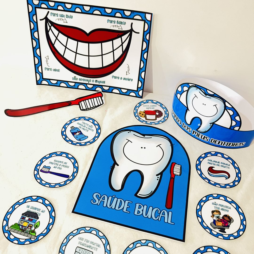 SAÚDE BUCAL – APRENDER A CUIDAR DOS DENTINHOS PODE SER DIVERTIDO!