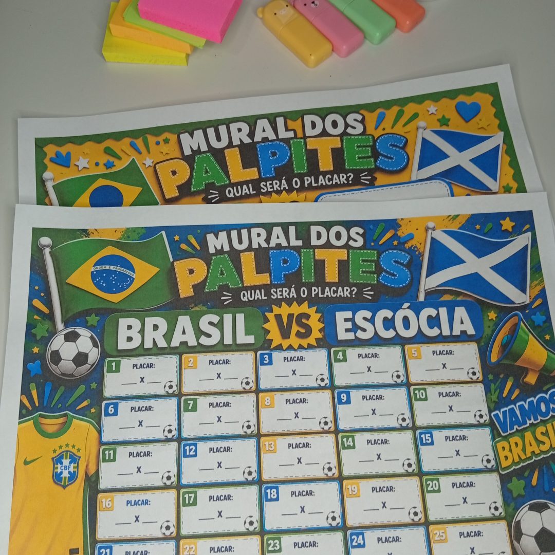 COPA DO MUNDO MURAL DOS PALPITES